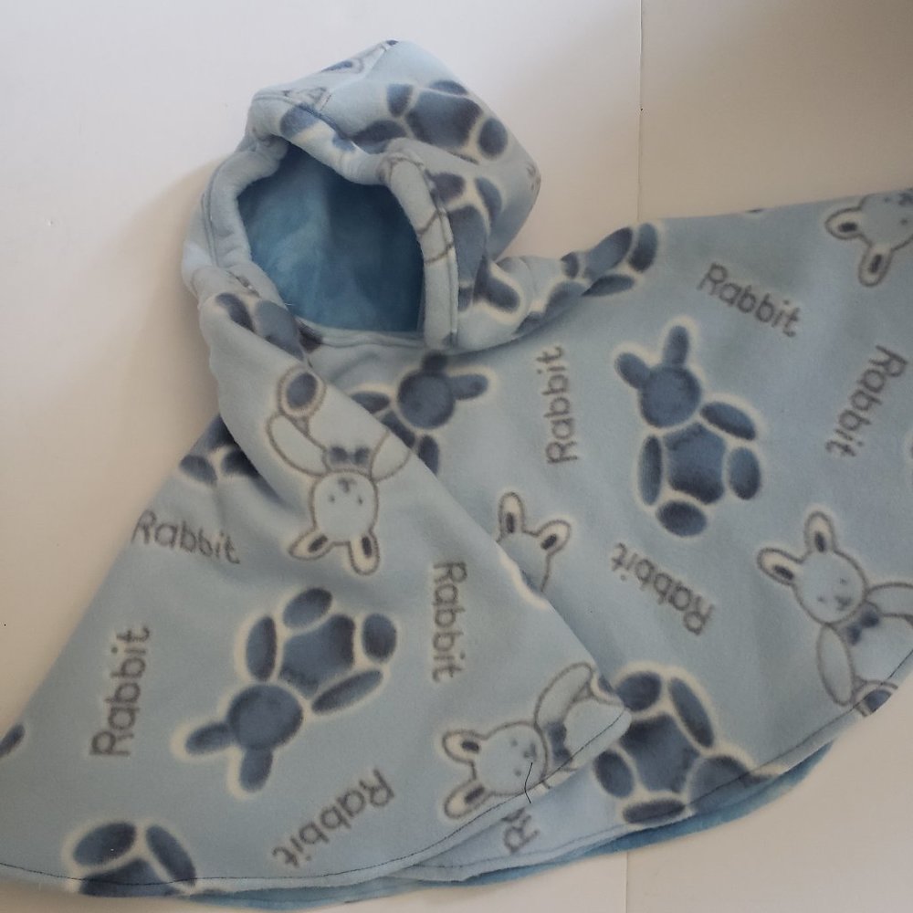 Handmade Reversible Child Poncho